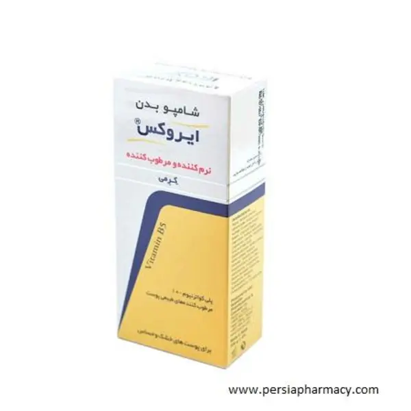 شامپو بدن کرمی کودک ایروکس حجم 200 میل Dry Skins