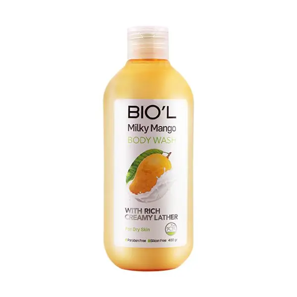 شامپو بدن کرمی بیول مدل Milky Mango شیر انبه 400 میل