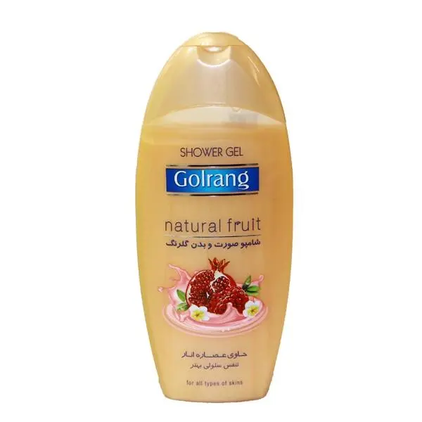شامپو صورت و بدن گلرنگ Pomegranate حاوی عصاره انار 400 گرم
