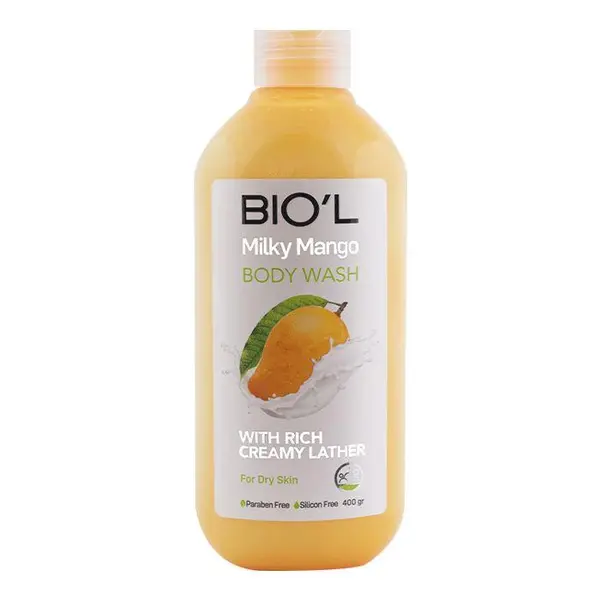 شامپو بدن کرمی بیول مدل Milky Mango شیر انبه 400 میل