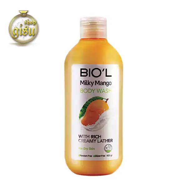 شامپو بدن کرمی بیول مدل Milky Mango شیر انبه 400 میل