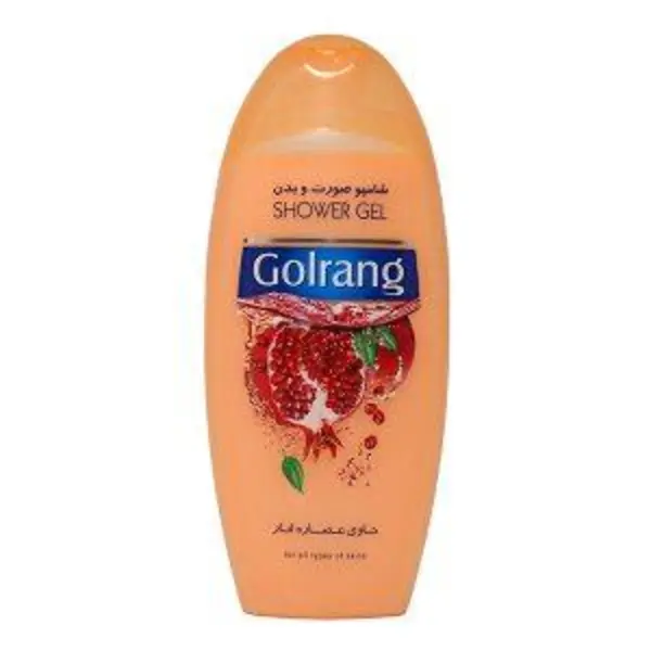 شامپو صورت و بدن گلرنگ Pomegranate حاوی عصاره انار 400 گرم