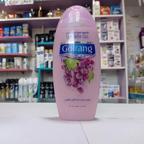 شامپو صورت و بدن گلرنگ حاوی عصاره دانه انگور یاقوتی 400 گرم