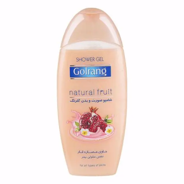 شامپو صورت و بدن گلرنگ Pomegranate حاوی عصاره انار 400 گرم
