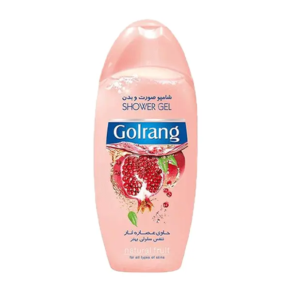 شامپو صورت و بدن گلرنگ Pomegranate حاوی عصاره انار 400 گرم