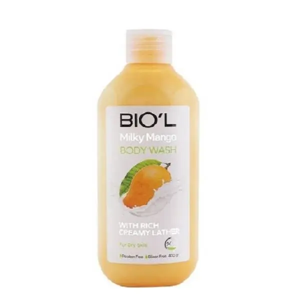 شامپو بدن کرمی بیول مدل Milky Mango شیر انبه 400 میل