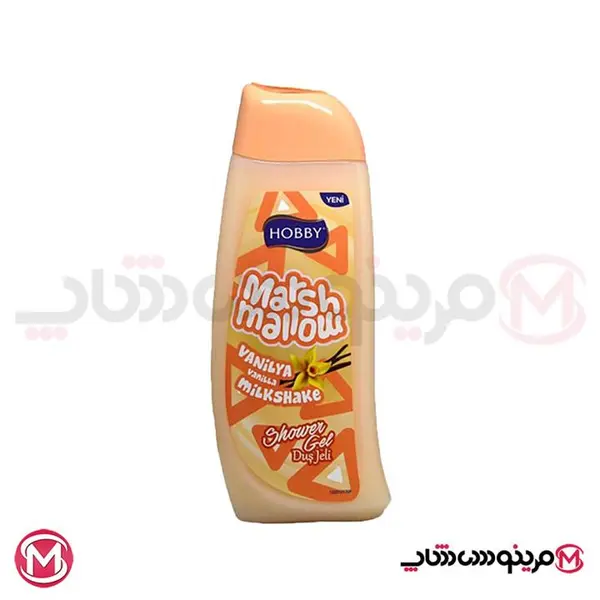 شامپو بدن وانیل هوبی مدل Marshmallow مارشمالو حجم 500 میلی لیتر