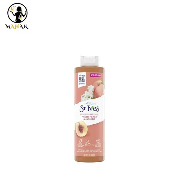 شامپو بدن سینت ایوز مدل Fresh peach and jasmine هلو و گل یاسمین حجم 650 میل