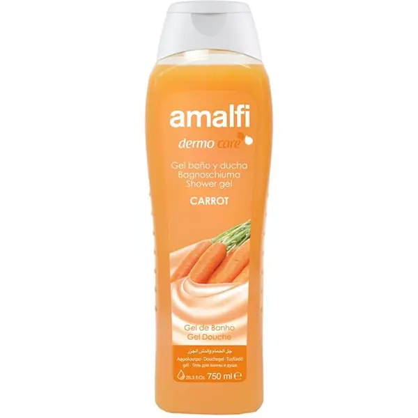 شامپو بدن آمالفی عصاره هویج-750ml