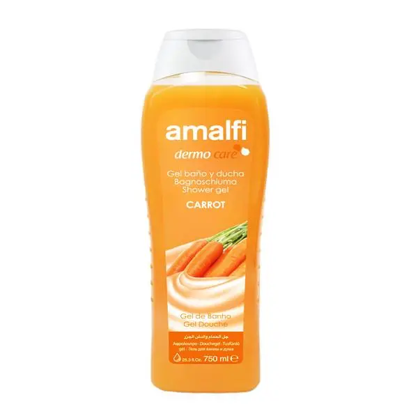شامپو بدن آمالفی عصاره هویج-750ml
