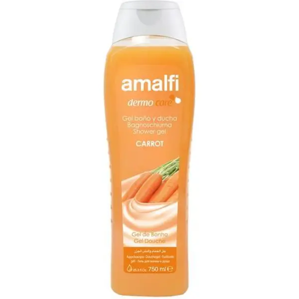 شامپو بدن آمالفی عصاره هویج-750ml