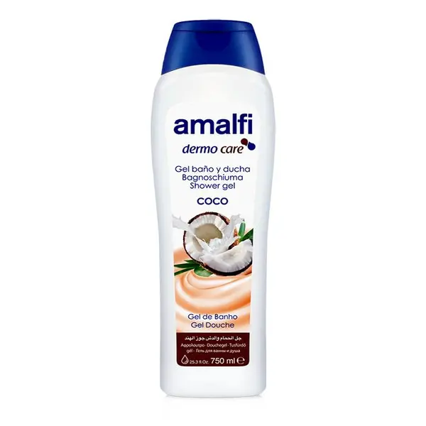 شامپو بدن آمالفی با عصاره نارگیل amalfi_750 میل