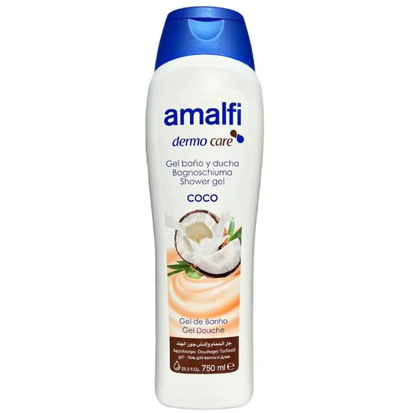 شامپو بدن آمالفی با عصاره نارگیل amalfi_750 میل