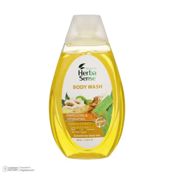 شامپو بدن آردن هرباسنس مدل ENERGIZING and HYDRATING حجم 400 میلی لیتر