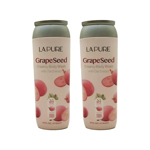 شامپو بدن لپیور مدل هسته انگور Grape-Seed حجم 414 میلی لیتر مجموعه 2 عددی