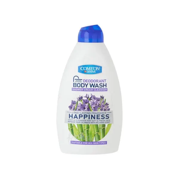 شامپو بدن کامان مدل شاداب کننده لاوندر Happpiness حجم 510 میلی لیتر