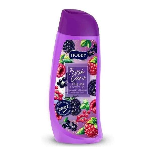 شامپو بدن هوبی Fresh Care حاوی عصاره تمشک و شاه توت 500 میلی لیتر