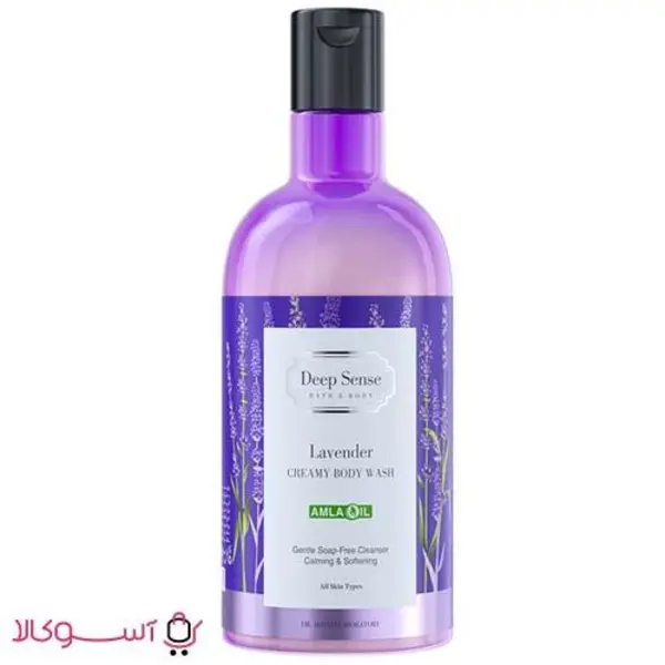 شامپو بدن دیپ سنس مدل lavender لوندر حجم 400 میلی لیتر