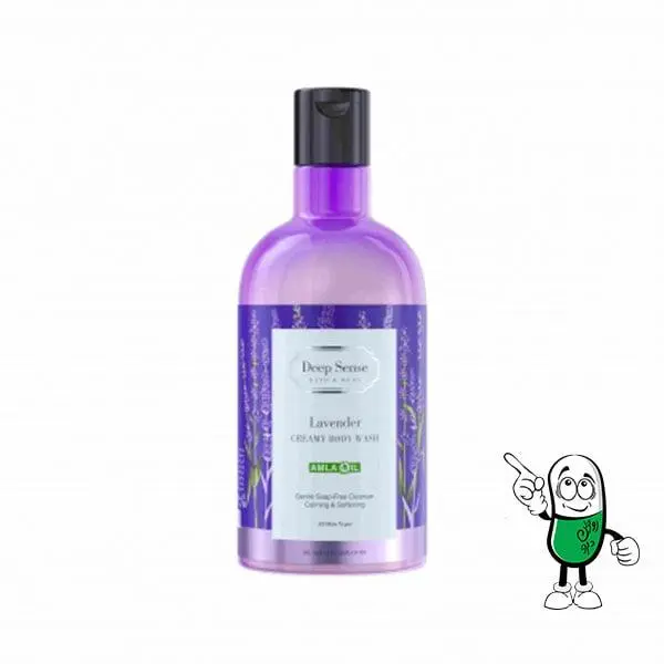 شامپو بدن دیپ سنس مدل lavender لوندر حجم 400 میلی لیتر