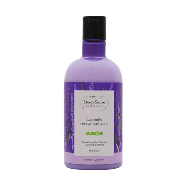 شامپو بدن دیپ سنس مدل lavender لوندر حجم 400 میلی لیتر