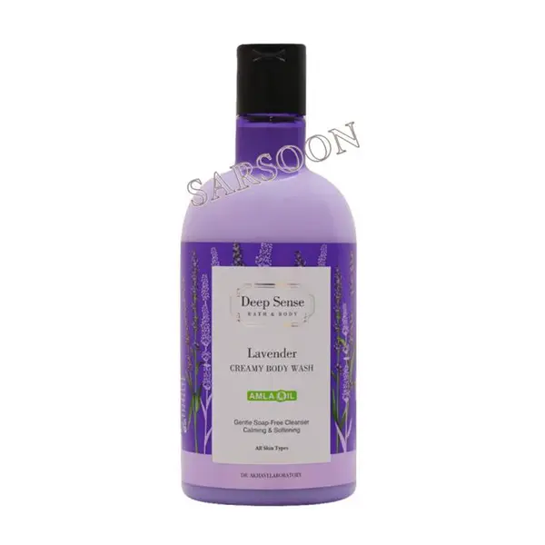 شامپو بدن دیپ سنس مدل lavender لوندر حجم 400 میلی لیتر