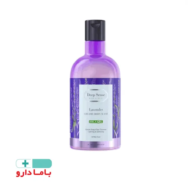شامپو بدن دیپ سنس مدل lavender لوندر حجم 400 میلی لیتر