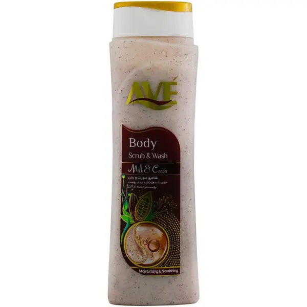 شامپو صورت و بدن اسکراب اوه مدل Milk And Cocoa وزن 380 گرم