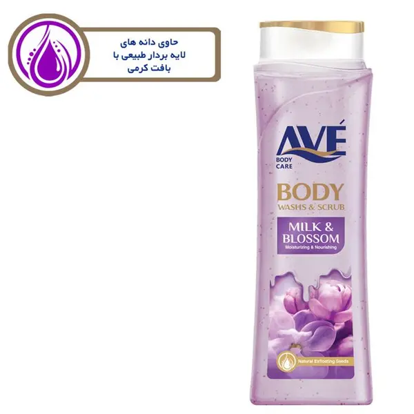 شامپو صورت و بدن مدل شیر و شکوفه Milk And Blossom اوه 380 گرمی