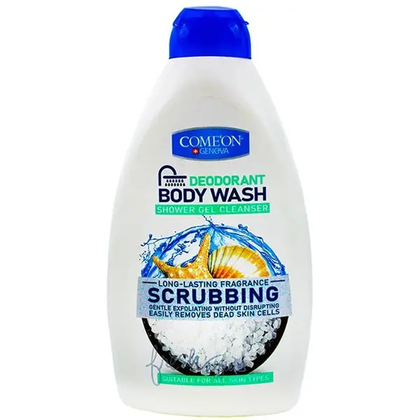 شامپو بدن کامان مدل لایه بردار Scrubbing حجم ۵۱۰ میلی لیتر