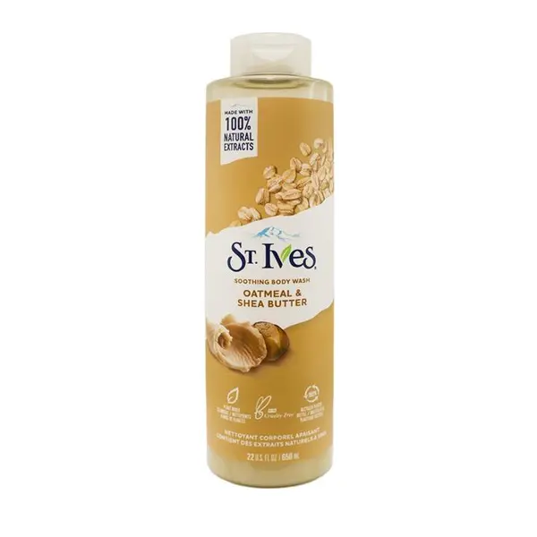 شامپو بدن جو دوسر و شی باتر سینت ایوز مدل Oatmeal & Shea Butter حجم 650 میل