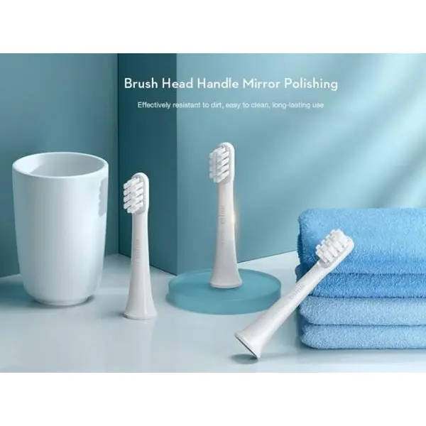 سری یدک مسواک برقی شیائومی 3 تایی Xiaomi Mijia MBS302 Toothbrush Head for T100 Electric