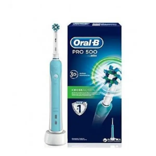 مسواک برقی اورال بی کراس اکشن Oral-B PRO 500 Cross Action Electric Toothbrush