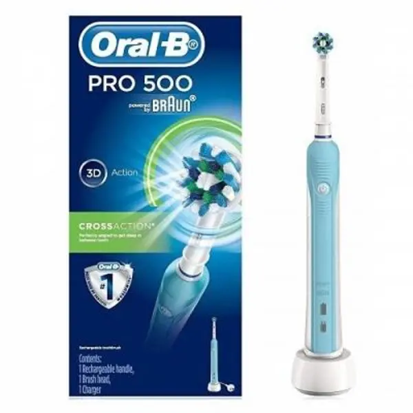 مسواک برقی اورال بی کراس اکشن Oral-B PRO 500 Cross Action Electric Toothbrush