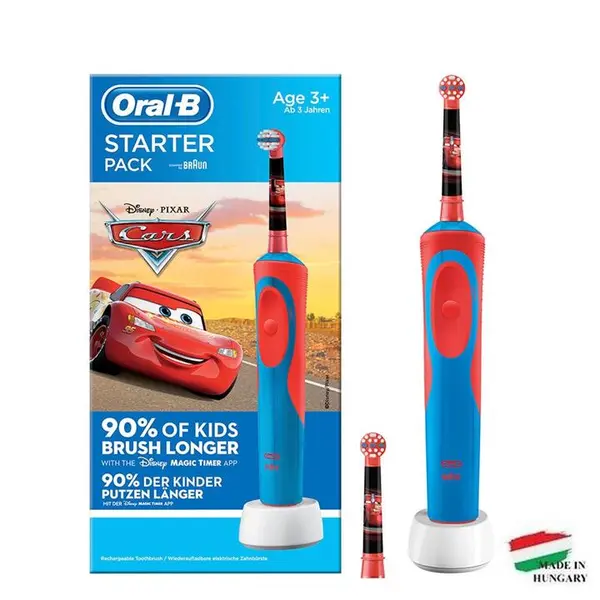 مسواک برقی اورال-بی مدل (Oral-B Vitality 100 Kids (CARS STARTER PACK