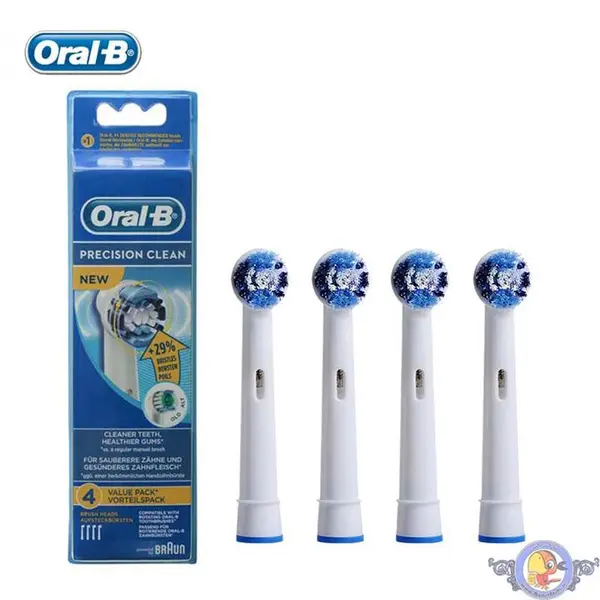 سری یدک مسواک برقی اورال-بی مدل PRECISION CLEAN بسته 4 عددی
