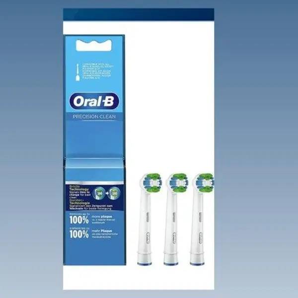 سری یدک مسواک برقی اورال-بی مدل PRECISION CLEAN بسته 4 عددی