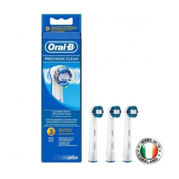 سری یدک مسواک برقی اورال-بی مدل PRECISION CLEAN بسته 4 عددی