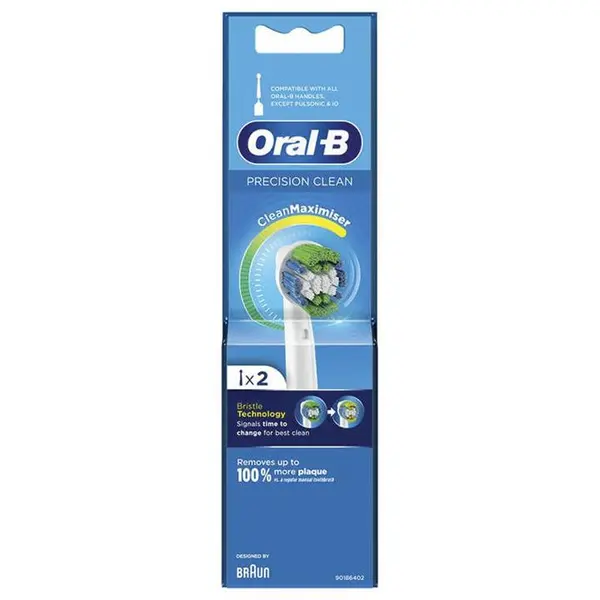 سری یدک مسواک برقی اورال-بی مدل PRECISION CLEAN بسته 4 عددی