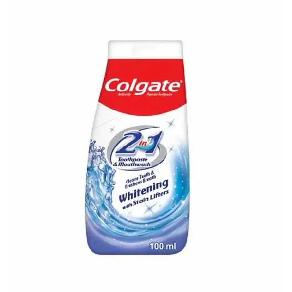 خمیردندان سفیدکننده 2 در 1 کلگیت Colgate Whitening حجم 100 میلی لیتر