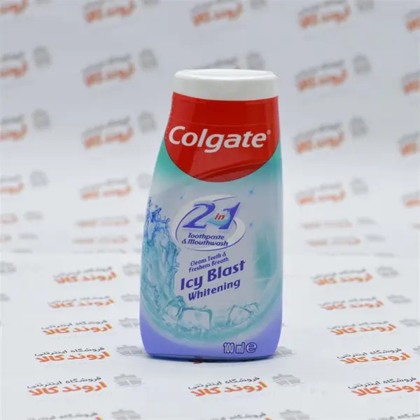 خمیر دندان کلگیت مدل 2in1 Icy Blast حجم 100 میلی لیتر
