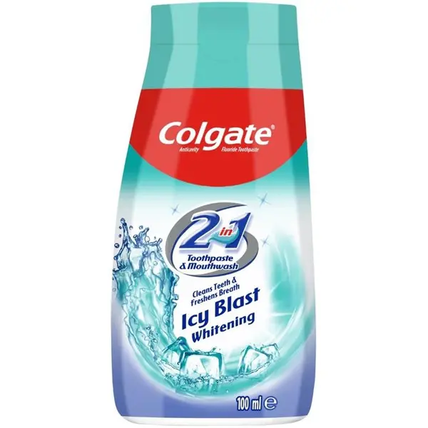 خمیر دندان کلگیت مدل 2in1 Icy Blast حجم 100 میلی لیتر