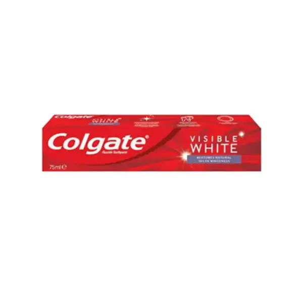 خمیردندان کلگیت سفید کننده مدل ویزیبل وایت 75 میل - Colgate visible white