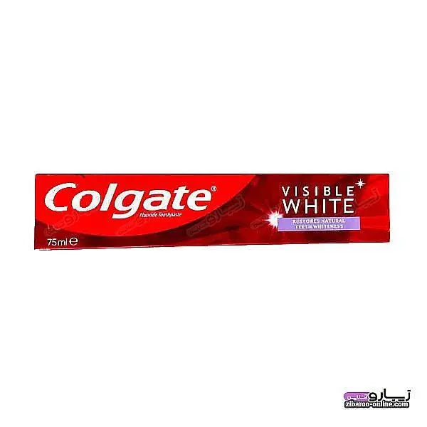خمیردندان کلگیت سفید کننده مدل ویزیبل وایت 75 میل - Colgate visible white