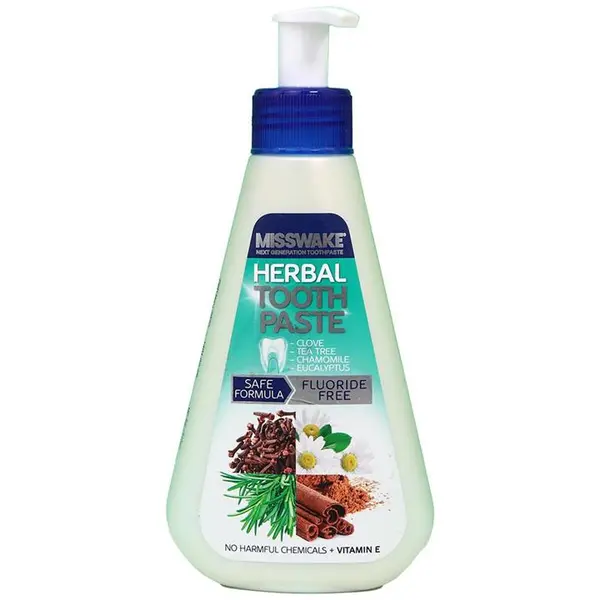 خمیر دندان هربال میسویک حاوی عصاره میخک و روغن درخت چای مدل Herbal Tooth Paste حجم 185 میلی لیتر