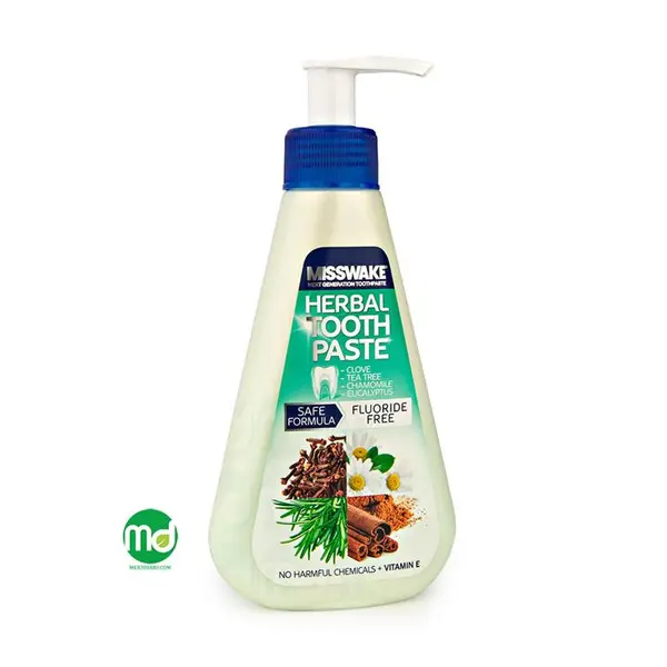 خمیر دندان هربال میسویک حاوی عصاره میخک و روغن درخت چای مدل Herbal Tooth Paste حجم 185 میلی لیتر