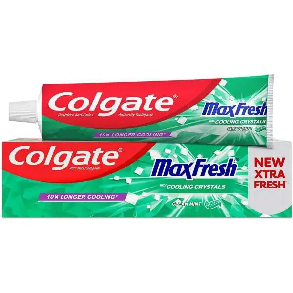 خمیر دندان کلگیت سری Max Fresh مدل Cooling Crystals حجم 100 میلی لیتر