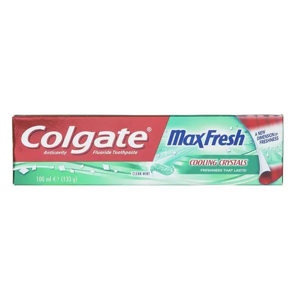 خمیر دندان کلگیت سری Max Fresh مدل Cooling Crystals حجم 100 میلی لیتر