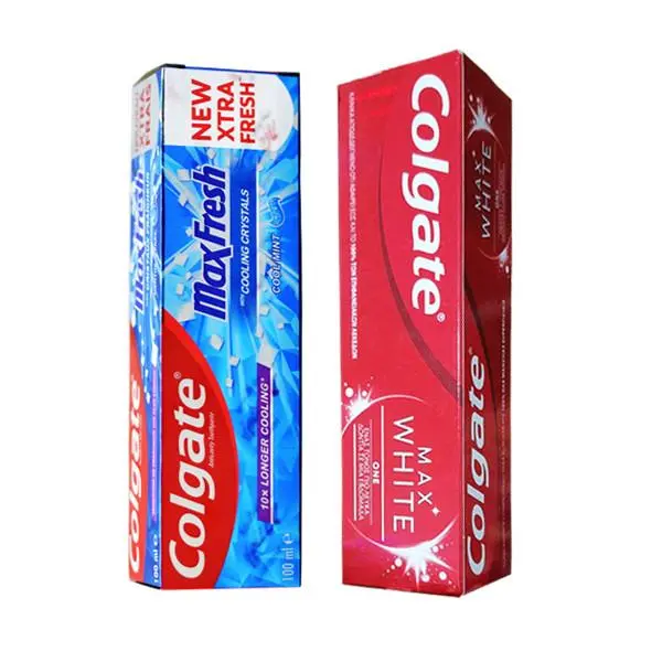خمیر دندان کلگیت سری Max Fresh مدل Cooling Crystals حجم 100 میلی لیتر