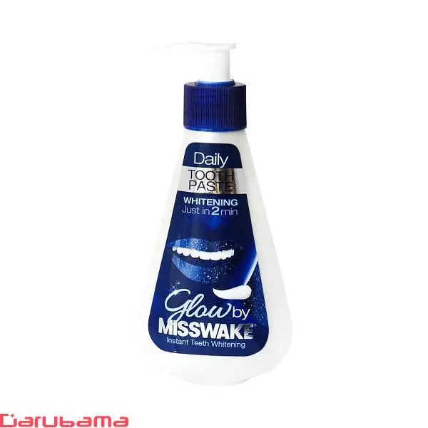 خمیر دندان میسویک Misswake پمپی مدل Whitening حجم 260 میلی لیتر