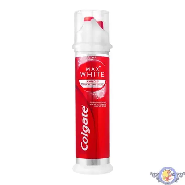 خمیر دندان پمپی سفید کننده white max کلگیت 100 میل
